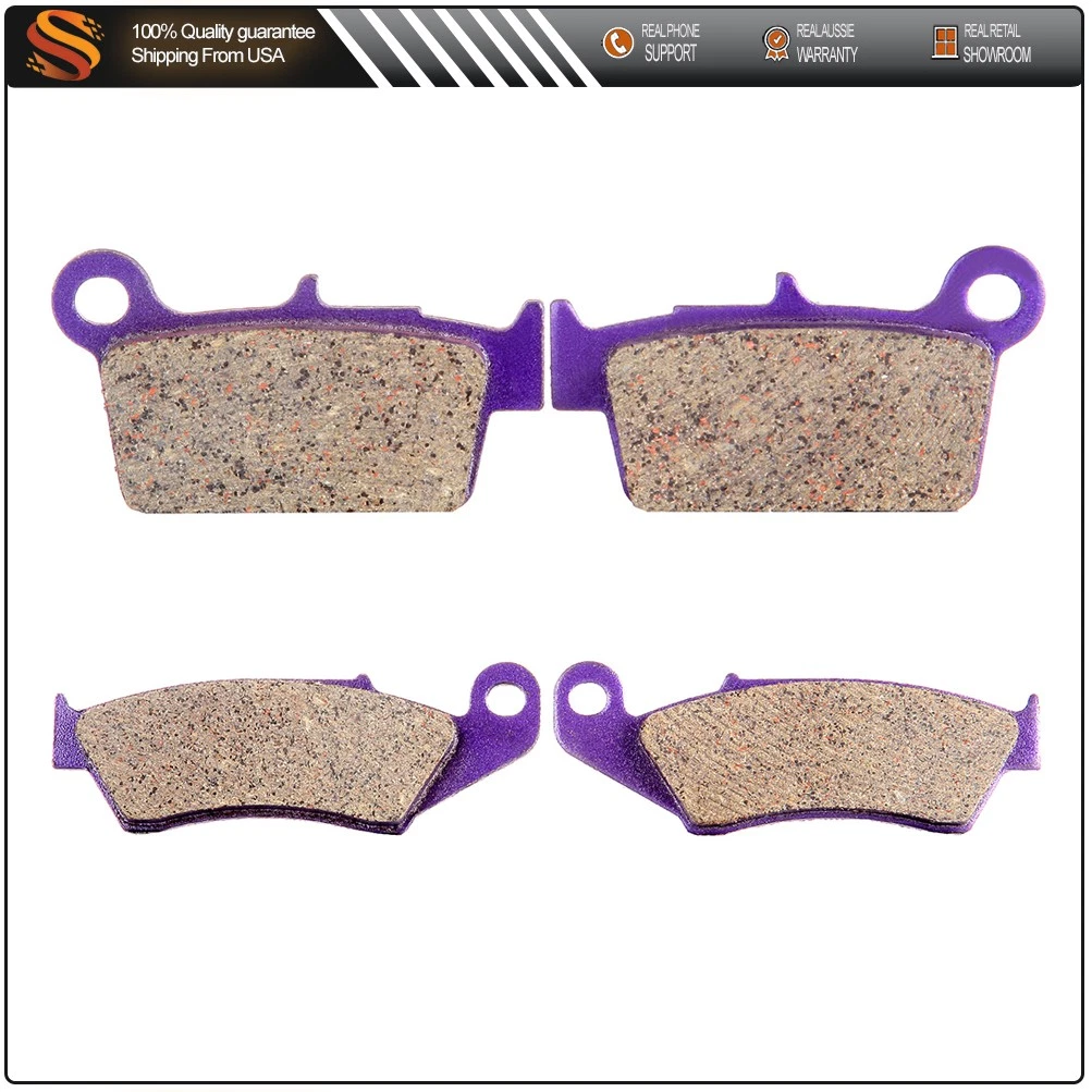 Pastillas De Freno Caltric Para Kawasaki KX250F (2010-2018) - Delanteras Y Traseras