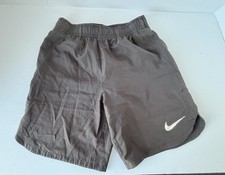 Nike Dry Fit Boys Black Shorts Size 7 Lightweight Elastic Waist Band Comfort