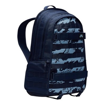 Nike SB RPM Backpack (26L) One Size Skateboarding Blue Camo DR5074
