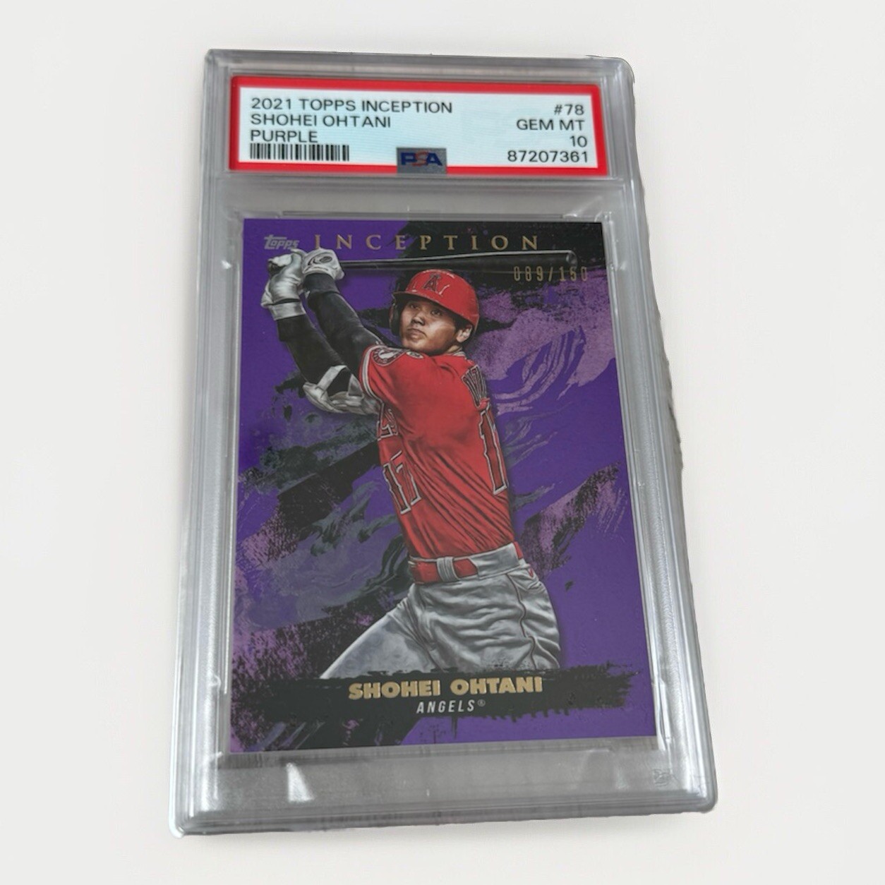 Shohei Ohtani 2021 Topps Inception #78 Purple /150 Price Guide 