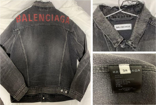 balenciaga jacket ebay