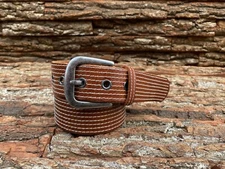 Mens American Eagle Brown Genuine Leather Belt 