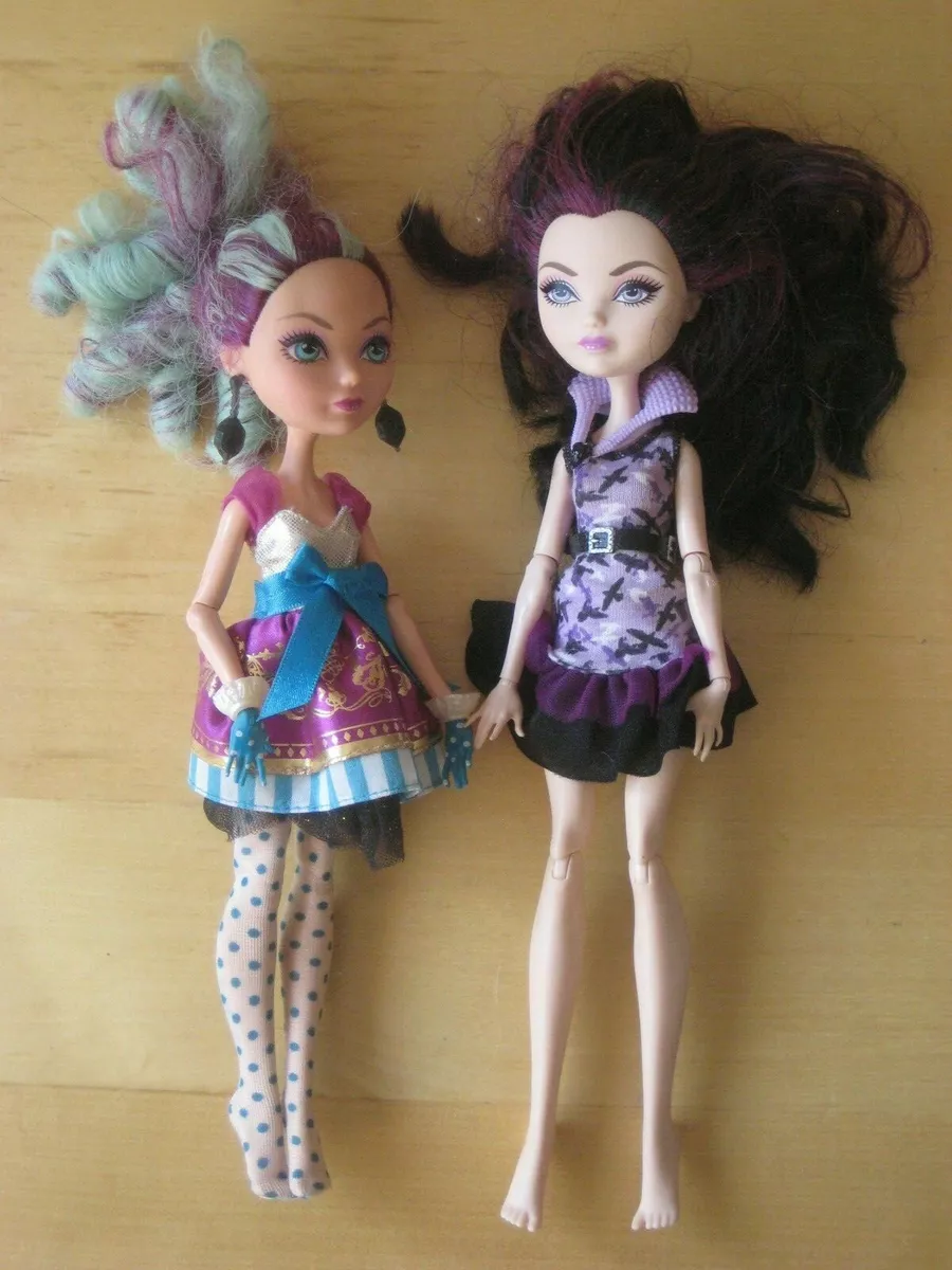 Ever After High Dolls Darling Charming Doll Madeline Hatter Lot