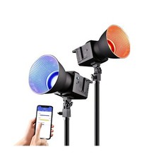 Sutefoto 100 W RGB Video Light 2800K-10000K 360  Full Color Continuous Lig