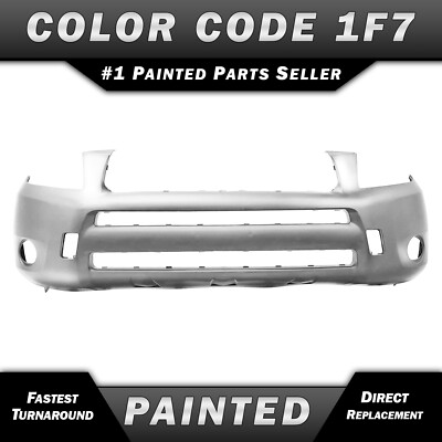 NEW Painted *1F7 - Silver* Front Bumper Cover for 2006-2008 Toyota RAV4 Limited