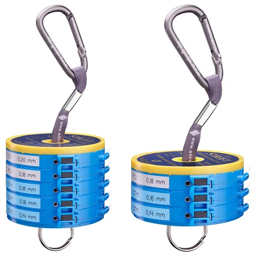 Stroft Corded Leader Reel System with Cutter Rings Leader Reel Holder