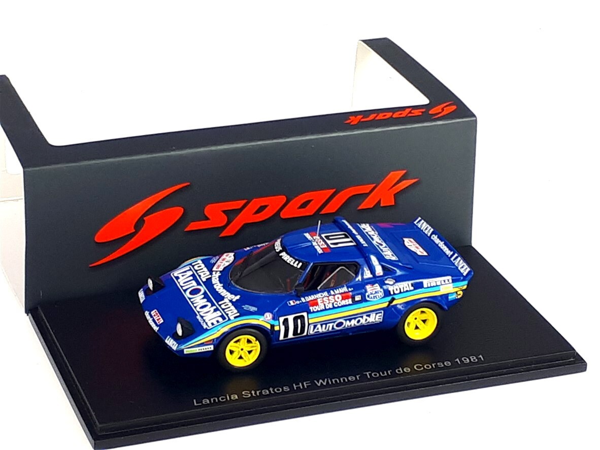 ミニカー hpi 1/43 Lancia Stratos HF Tour de Corse LANCIA STRATOS HF #10 B.Darniche Winner Tour de Corse 1981