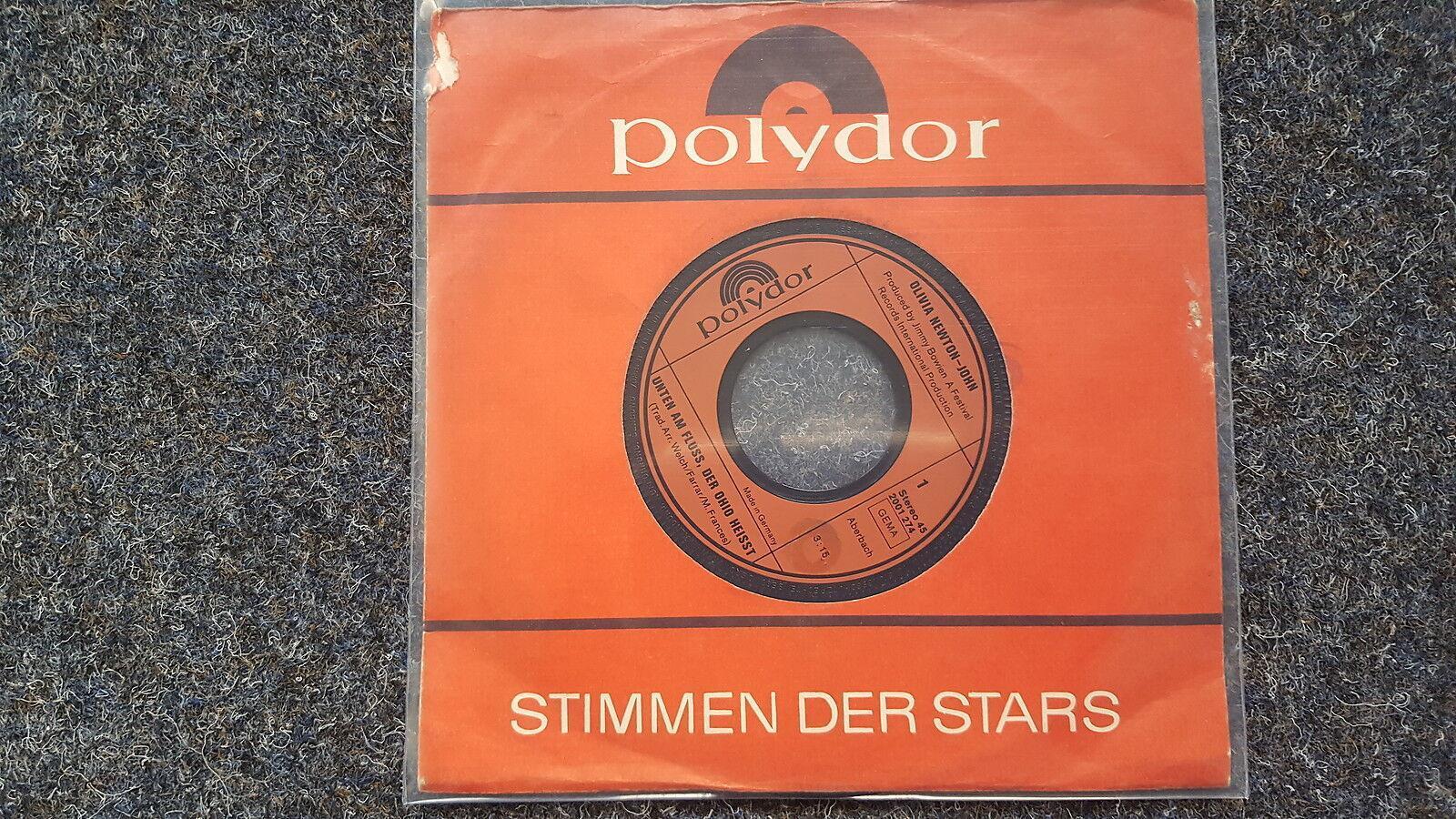 7"" Single Vinyl Olivia Newton-John - Unten am Fluss, der Ohio heisst SUNG IN GER