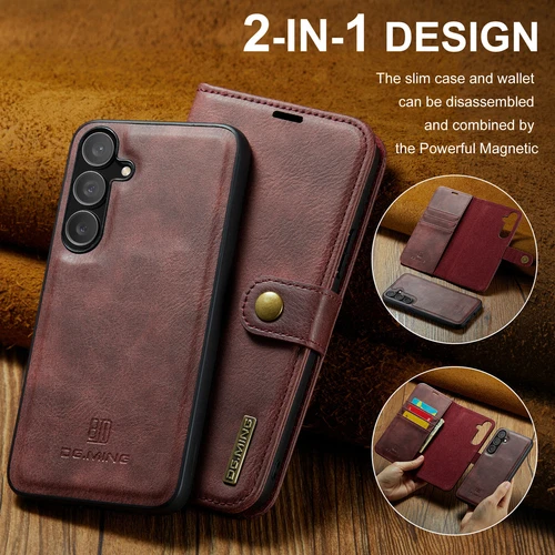For Samsung Galaxy S25 S24 S23 Ultra A55 A35 A15 A54 Leather Wallet Card Cover - Picture 11 of 57