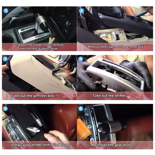 Auto Shifter Trim Blind Cover Replace Durable Fit FORD MUSTANG 2005 -2009 VsQN - Picture 8 of 12
