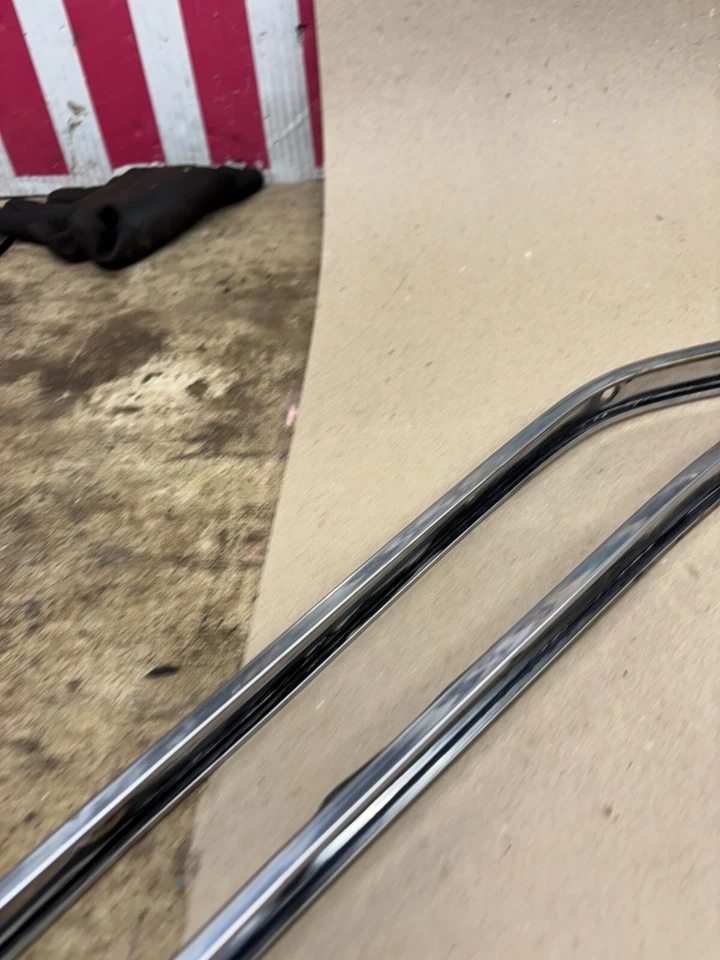 Ford Galaxie 1967 67 techo riel de goteo moldura canal de lluvia XL LTD merodeador Foto 4 de 4