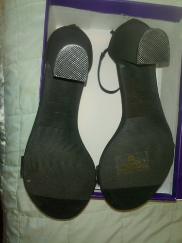 Top Moda Hannah 1 Black Size 10 Womens 3 Inch Heel Sandal - Picture 4 of 5