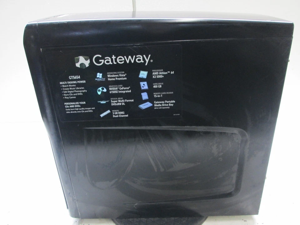 Gateway GT5654 AMD Athlon 64 X2 5000+ 2GB NO HDD - Image 2 of 4