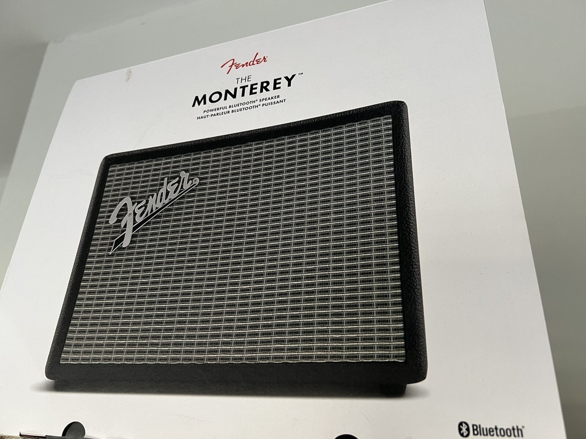 Fender The Monterey Powerful Bluetooth Speaker - Black | eBay