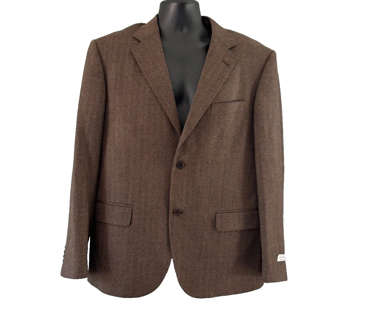 Chaquetas de traje de espiga de lana para hombres