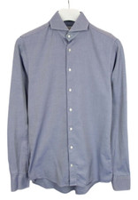 STENSTROMS Slim Line Twofold Super Cotton Formal Shirt Men's UK 38 Button Up