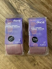 Diane Fromm 3 Ionic Ceramic Rollers Self Grip New Sealed 2 Packs Of 2 Rollers