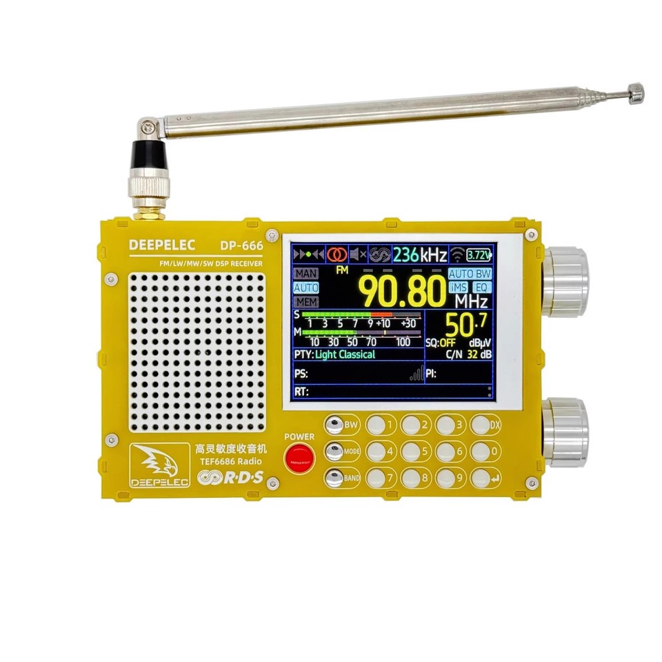 Darmlly DIY Desktop Volledige TEF6686 Draagbare Alle Bands Ontvanger Radio Met Automatische Functie FM AM Voor Huishouden