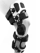 ISO-KN221L MEDIUM LEFT ISO PREFERRED OA DUAL UPRIGHT ROM HINGE KNEE BRACE SALE!
