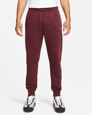 (FB7437 681) NWT Nike Club Fleece Brushed Back AOP Joggers sz L Mens $65 A46