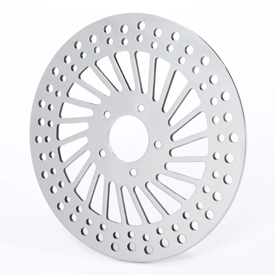 Rotor de freno delantero izquierdo 11,8" apto para Harley Touring Street Road Glide 2008-2023 Foto 4 de 4