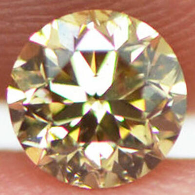 GIA Certified Diamond Fancy Brown Color Round Shaped Loose