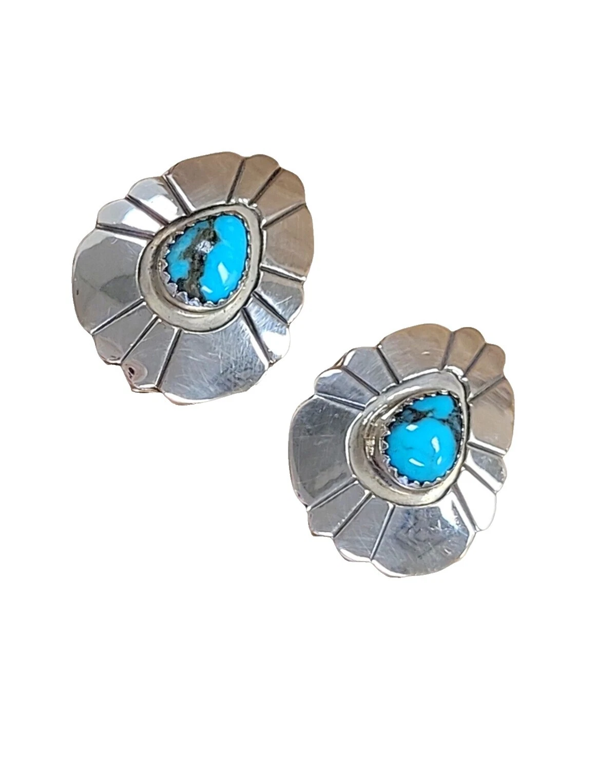 Stud Stone Sterling Silver Handcrafted Earrings