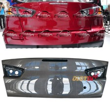 FIBRA DE CARBONO PARA MITSUBISHI LANCER EVO10 08-09 TAPA MALETERO TRASERO TAPA MALETERO