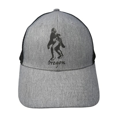 Oregon Snapback Trucker Hat Gray One Size Adjustable Mesh Back Big Accessories