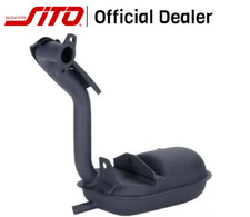 MARMITTA SITO 0230 PIAGGIO VESPA 50 HP  COMPLETA DI GUARNIZIONE E CANDELA