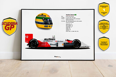 ポスター オートモビリスト AYRTON SENNA HELMET ポスター オートモビリスト AYRTON SENNA HELMET - メルカリ