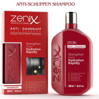 Anti-Schuppen Shampoo -sehr effektiv gegen Schuppen für Frauen und Männer 250ml
