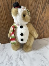 The Bearington Collection Teddy Frost E. Bear Nwt Christmas Gift Collectible