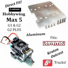 RCP-ESC Mounts For Arrma Outcast/Kraton 8s Trucks Hobbywing Max 5 & 6 G1 & G2