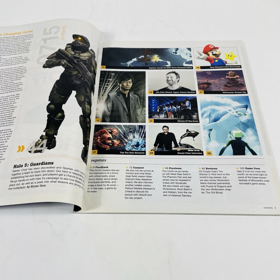 Revista Game Informer Julio 2015 Edición 267 Halo 5 Guardians, Abzu, Gigantic Foto 2 de 4