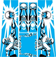 Bally Silverball Mania Pinball Machine CABINET Decal Set