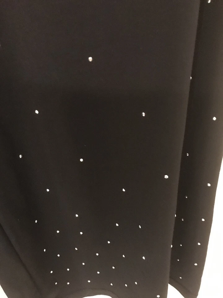 Pantalones Canyon River Azul Negro Estilo Capri Con Tachuelas Niñas Talla 18 Foto 2 de 4