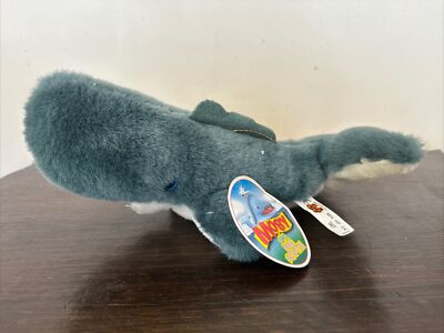 Vintage Moby der große Softie PMS Stofftier Plüschtier Teddy Wal