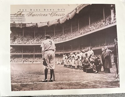 The Babe Bows Out New York Graphic Soviet Poster