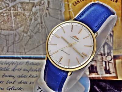 Nice Mido Ocean Star Powerwind automatic gold-plated watch from