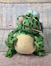 Singing Animated Fever Frog Plush Get Well Soon Gift Cuddle Barn NEW Works