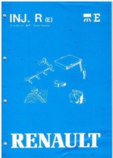 RENAULT 25 2.9 V6 PETROL ORIG 1983 FACTORY TYPE R FUEL INJECTION WORKSHOP MANUAL