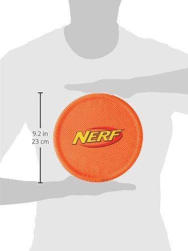 Nerf Dog Nylon Flyer Dog Toy, Frisbee, Lightweight, Durable and Water Resistant,