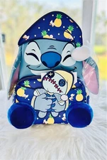🌜EXCLUSIVE🌛Loungefly SDCC 2024 Bedtime Stitch & Scrump Glow Mini Backpack