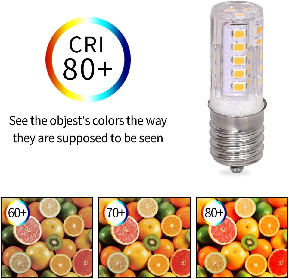 E17 LED Bulb, Equivalent to 40 Watt Halogen Bulb,Dimmable,Microwave and