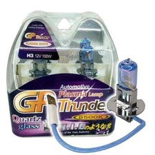 Gp Thunder H3 8500k 100w Xenon Halogen Quartz Ion Light Bulbs Headlamp Fog Bmw