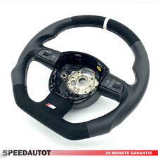 Abgeflacht Tuning Alcantara S-LINE Lenkrad AUDI A4 A5 A6 8E0 8K0 4F0 8T 