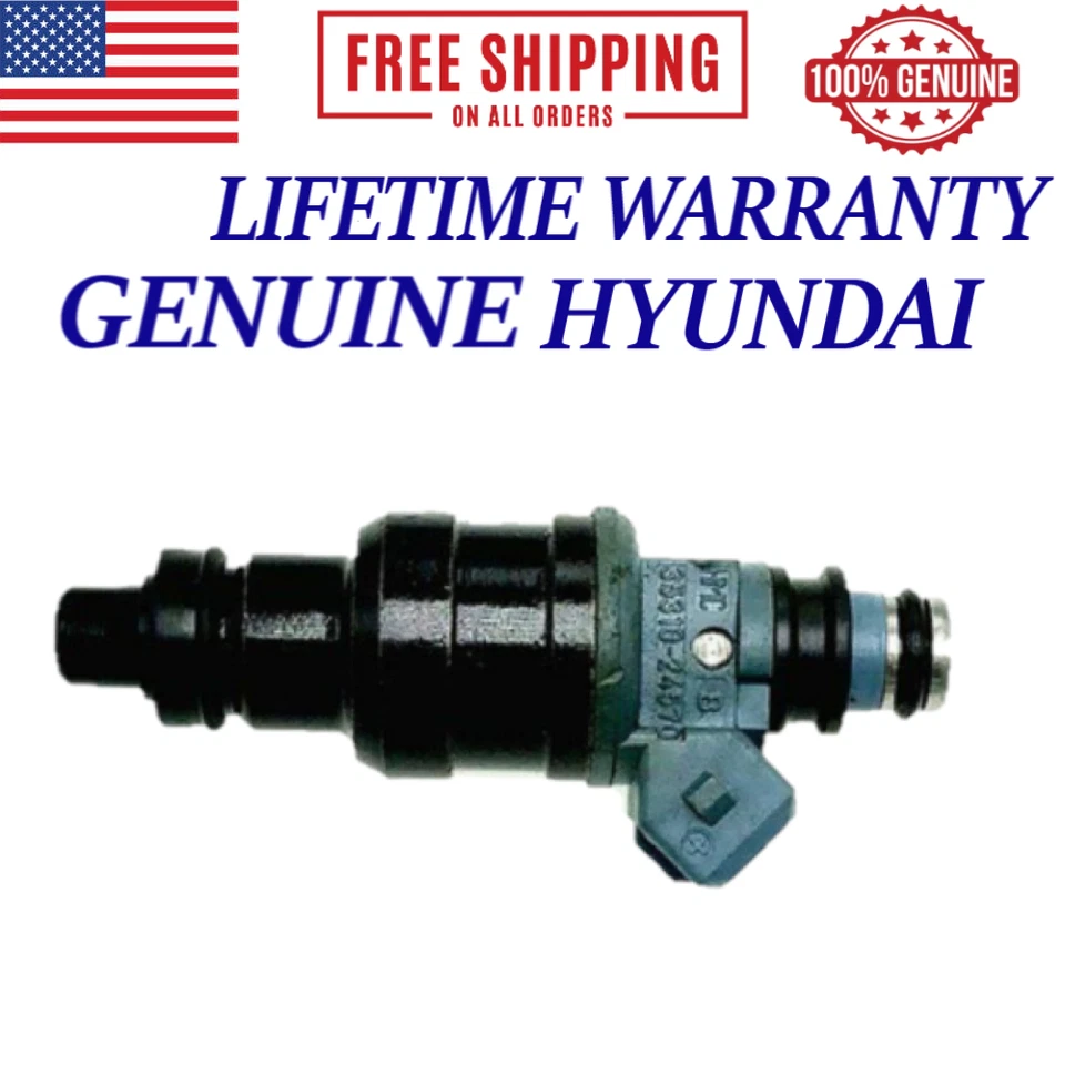 PACK DE 4 inyectores de combustible OEM HYUNDAI para KIA RIO 2005-2011 1,6 L I4 Foto 2 de 3