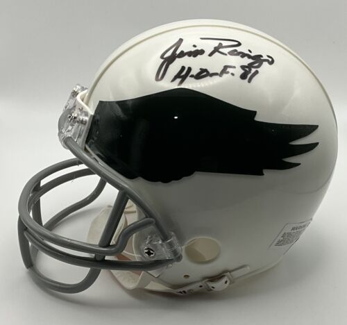 Jim Ringo Signed Eagles Riddell Mini Helmet with HOF Inscription - 第 1/6 張圖片