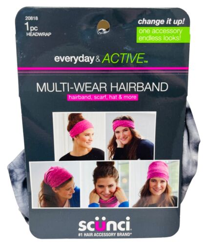 Scunci - Everyday & Active - Multi-wear Hairband Headwrap - Picture 1 of 2
